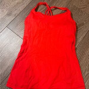 Lululemon Red Women's Strappy Top